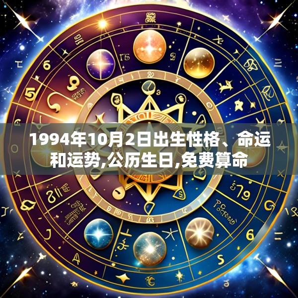 1994年10月2日出生性格、命运和运势,公历生日,免费算命