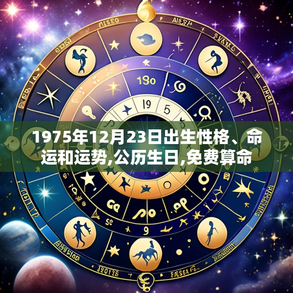 1975年12月23日出生性格、命运和运势,公历生日,免费算命