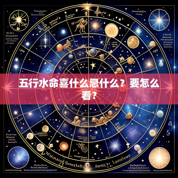 五行水命喜什么忌什么？要怎么看？