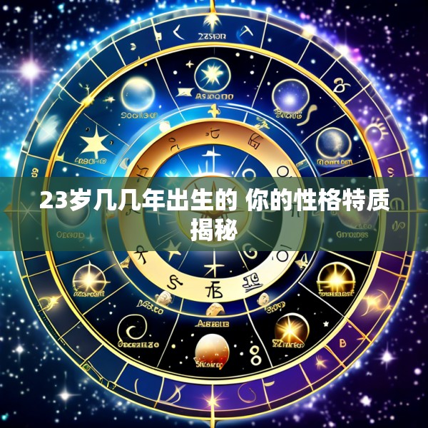 23岁几几年出生的 你的性格特质揭秘