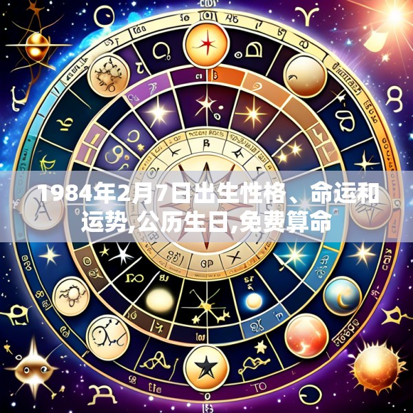 1984年2月7日出生性格、命运和运势,公历生日,免费算命