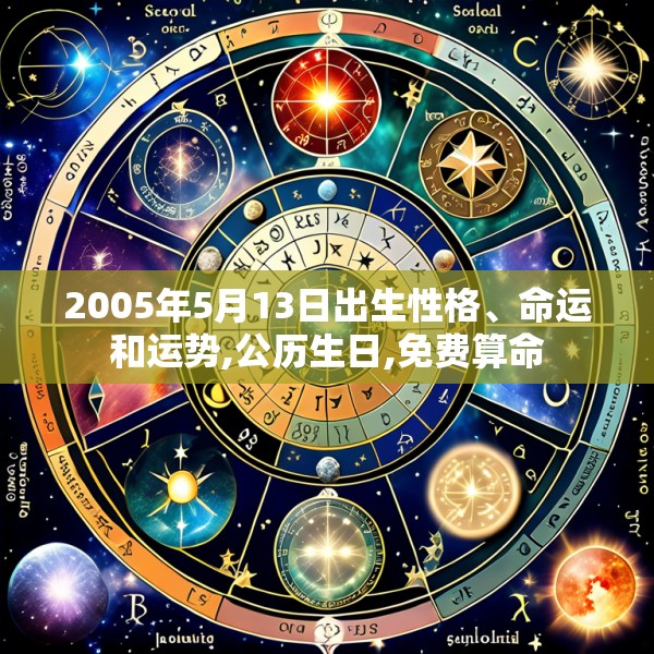 2005年5月13日出生性格、命运和运势,公历生日,免费算命