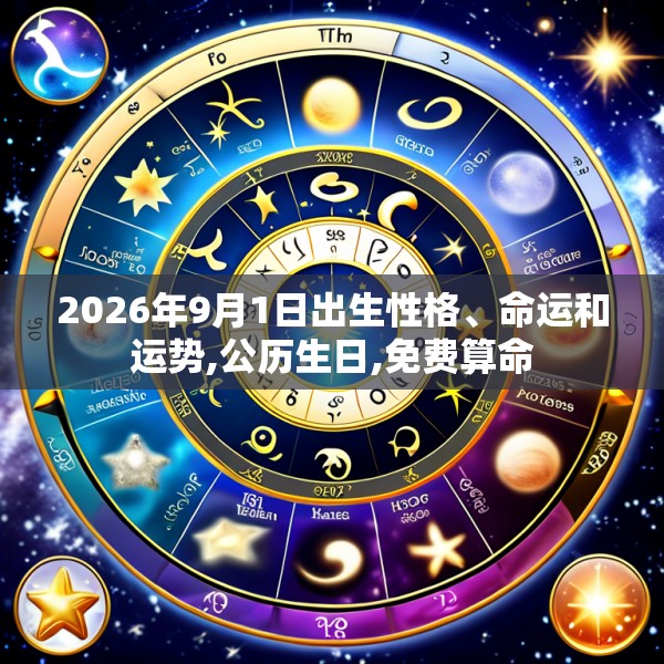2026年9月1日出生性格、命运和运势,公历生日,免费算命
