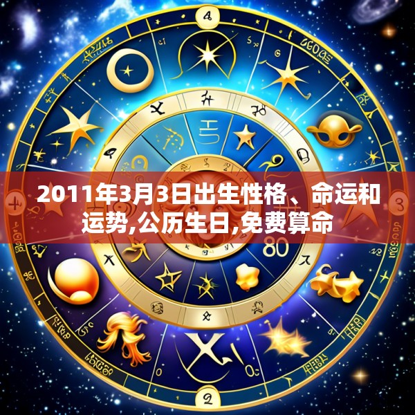 2011年3月3日出生性格、命运和运势,公历生日,免费算命