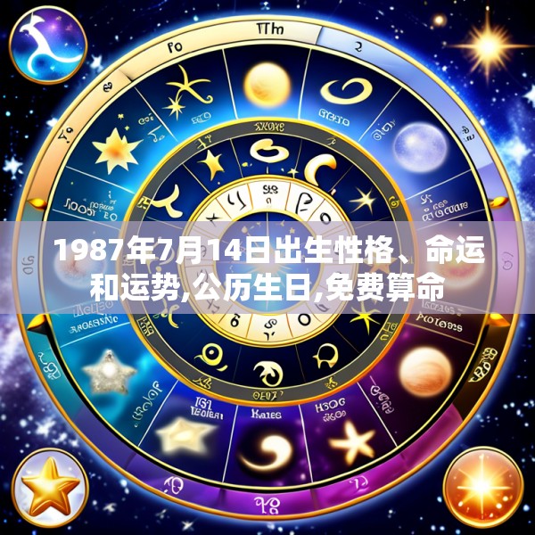 1987年7月14日出生性格、命运和运势,公历生日,免费算命