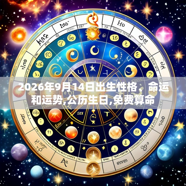 2026年9月14日出生性格、命运和运势,公历生日,免费算命