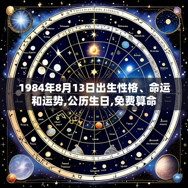 1984年8月13日出生性格、命运和运势,公历生日,免费算命