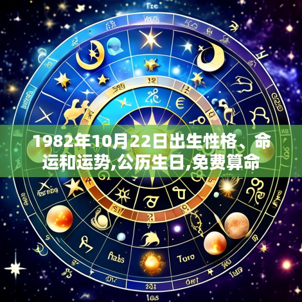 1982年10月22日出生性格、命运和运势,公历生日,免费算命