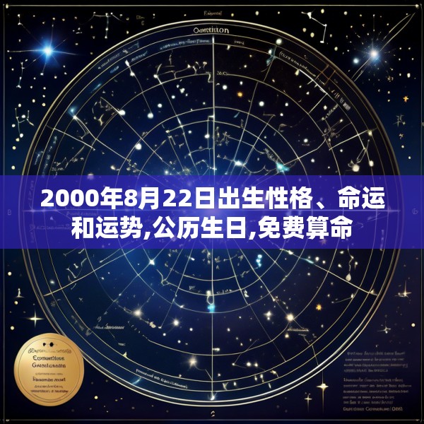 2000年8月22日出生性格、命运和运势,公历生日,免费算命