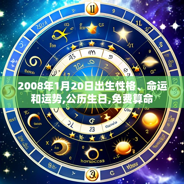 2008年1月20日出生性格、命运和运势,公历生日,免费算命