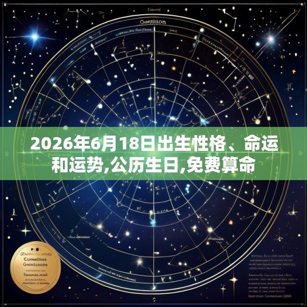 2026年6月18日出生性格、命运和运势,公历生日,免费算命