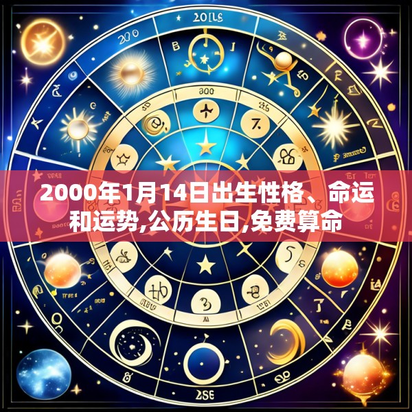 2000年1月14日出生性格、命运和运势,公历生日,免费算命