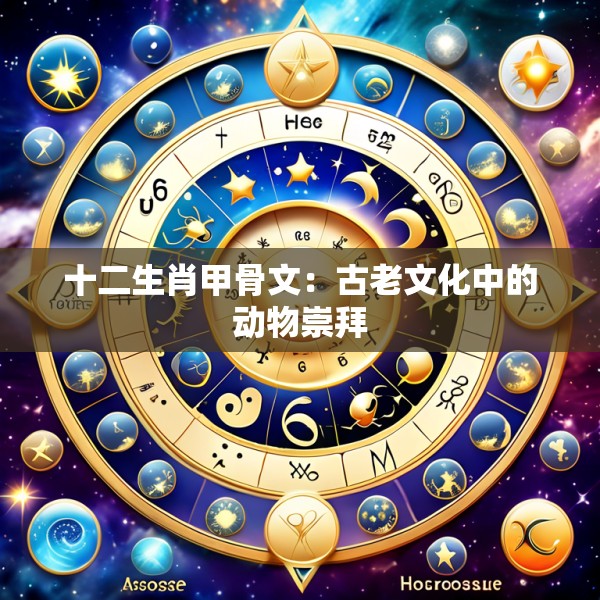 十二生肖甲骨文：古老文化中的动物崇拜
