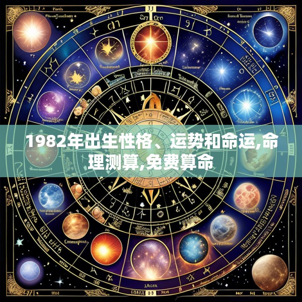 1982年出生性格、运势和命运,命理测算,免费算命