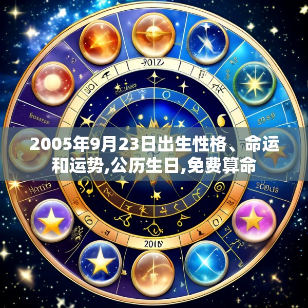 2005年9月23日出生性格、命运和运势,公历生日,免费算命