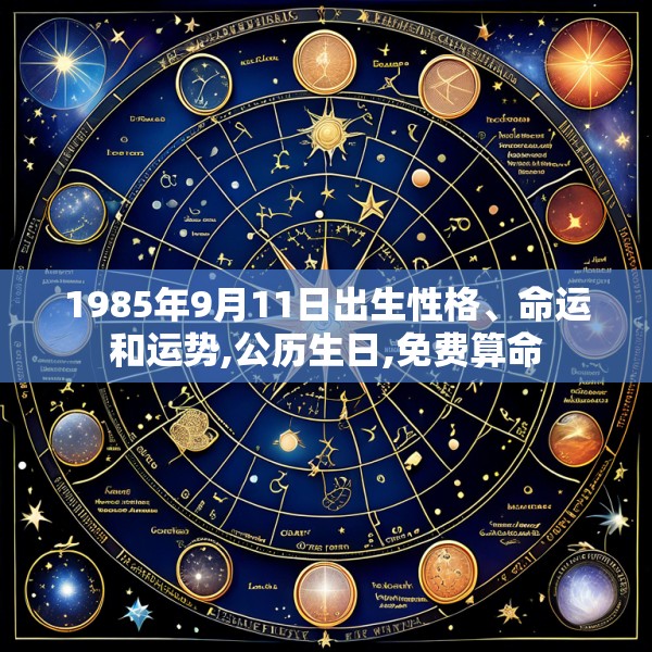 1985年9月11日出生性格、命运和运势,公历生日,免费算命