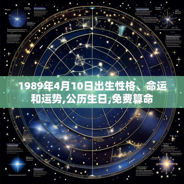 1989年4月10日出生性格、命运和运势,公历生日,免费算命
