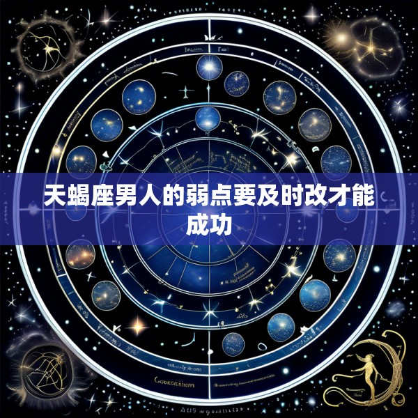 天蝎座男人的弱点要及时改才能成功