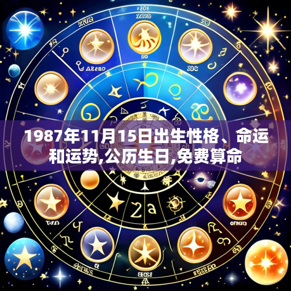 1987年11月15日出生性格、命运和运势,公历生日,免费算命