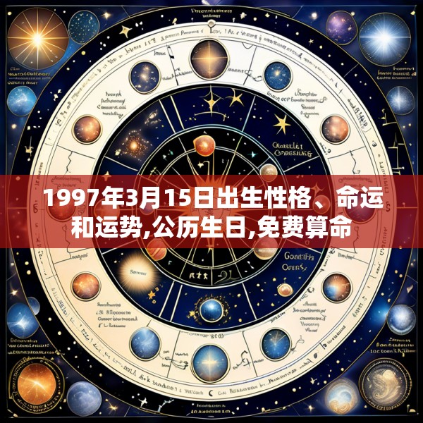 1997年3月15日出生性格、命运和运势,公历生日,免费算命