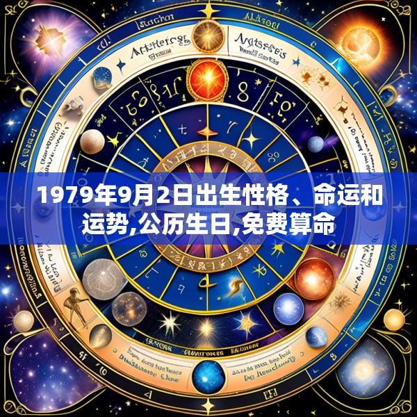 1979年9月2日出生性格、命运和运势,公历生日,免费算命