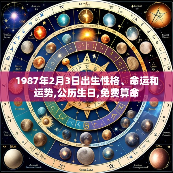 1987年2月3日出生性格、命运和运势,公历生日,免费算命