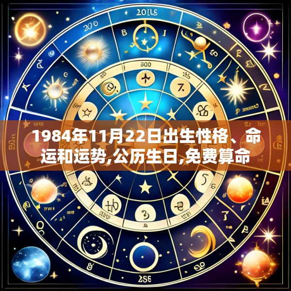 1984年11月22日出生性格、命运和运势,公历生日,免费算命