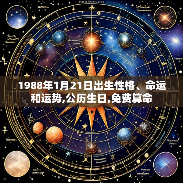 1988年1月21日出生性格、命运和运势,公历生日,免费算命
