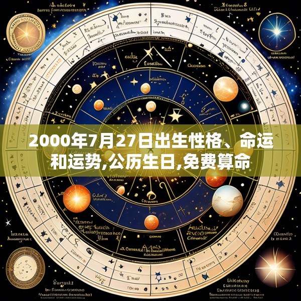 2000年7月27日出生性格、命运和运势,公历生日,免费算命