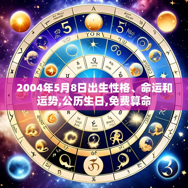 2004年5月8日出生性格、命运和运势,公历生日,免费算命