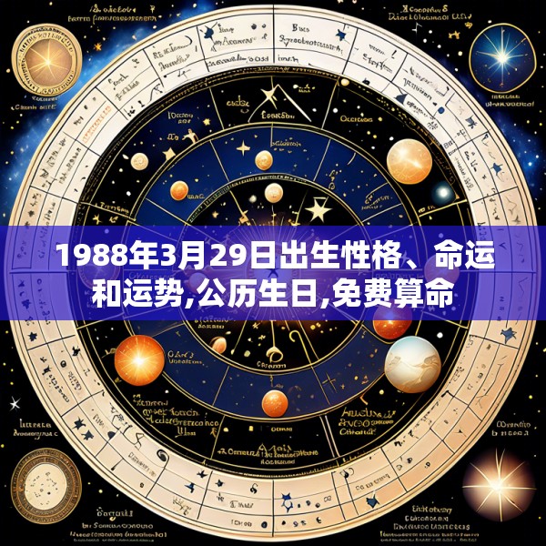 1988年3月29日出生性格、命运和运势,公历生日,免费算命
