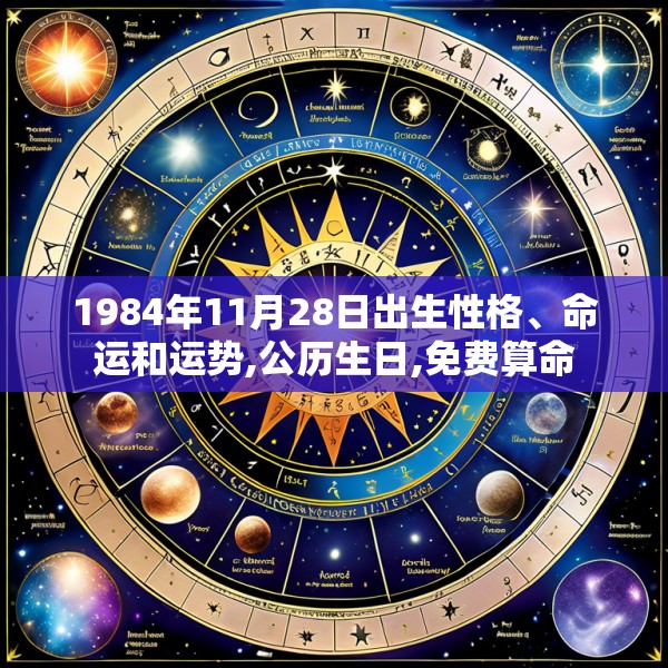 1984年11月28日出生性格、命运和运势,公历生日,免费算命