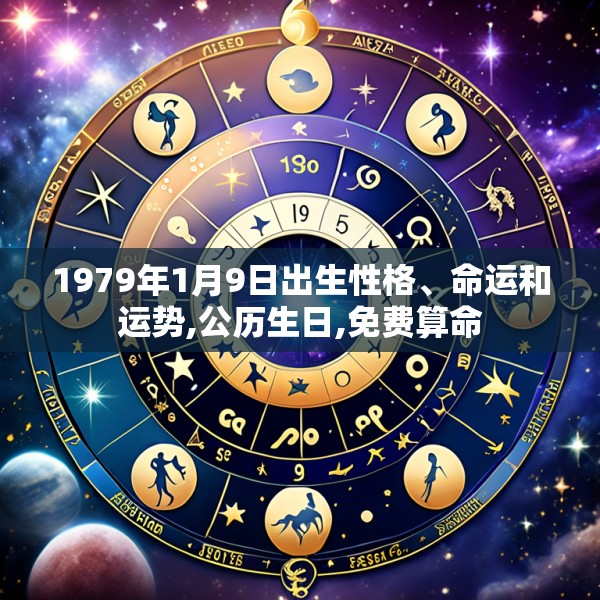 1979年1月9日出生性格、命运和运势,公历生日,免费算命