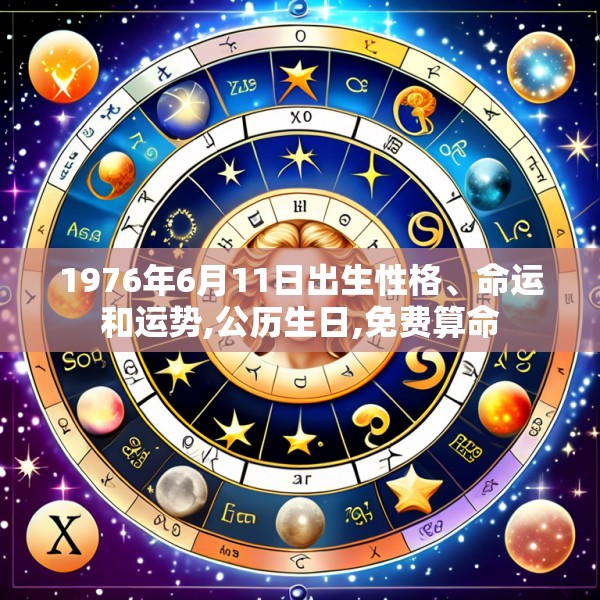 1976年6月11日出生性格、命运和运势,公历生日,免费算命