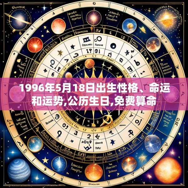 1996年5月18日出生性格、命运和运势,公历生日,免费算命
