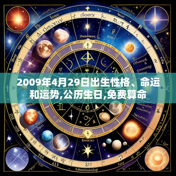 2009年4月29日出生性格、命运和运势,公历生日,免费算命