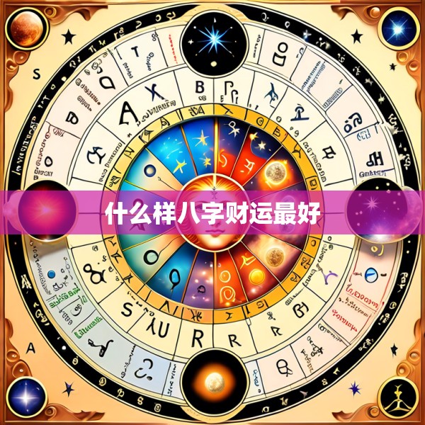 什么样八字财运最好