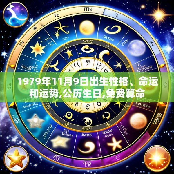 1979年11月9日出生性格、命运和运势,公历生日,免费算命