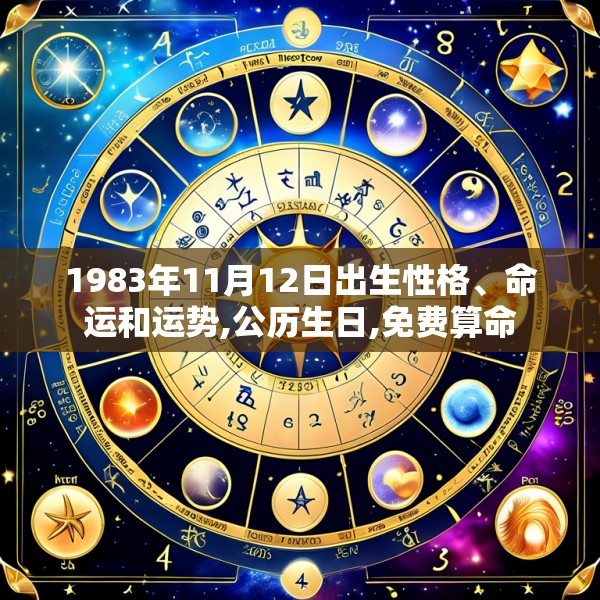 1983年11月12日出生性格、命运和运势,公历生日,免费算命