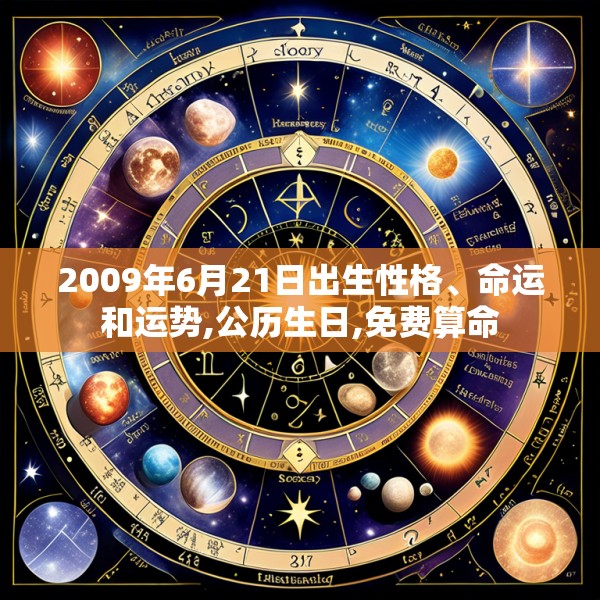 2009年6月21日出生性格、命运和运势,公历生日,免费算命