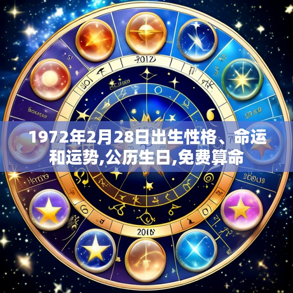 1972年2月28日出生性格、命运和运势,公历生日,免费算命