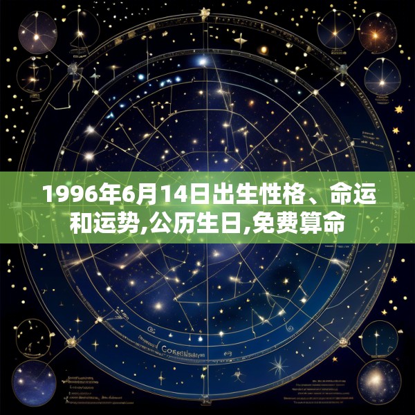 1996年6月14日出生性格、命运和运势,公历生日,免费算命