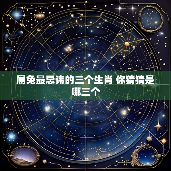 属兔最忌讳的三个生肖 你猜猜是哪三个