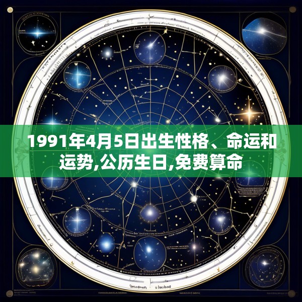 1991年4月5日出生性格、命运和运势,公历生日,免费算命