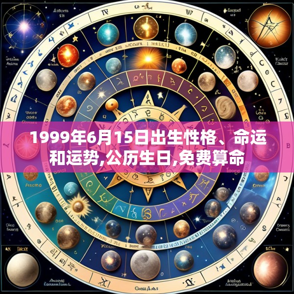 1999年6月15日出生性格、命运和运势,公历生日,免费算命