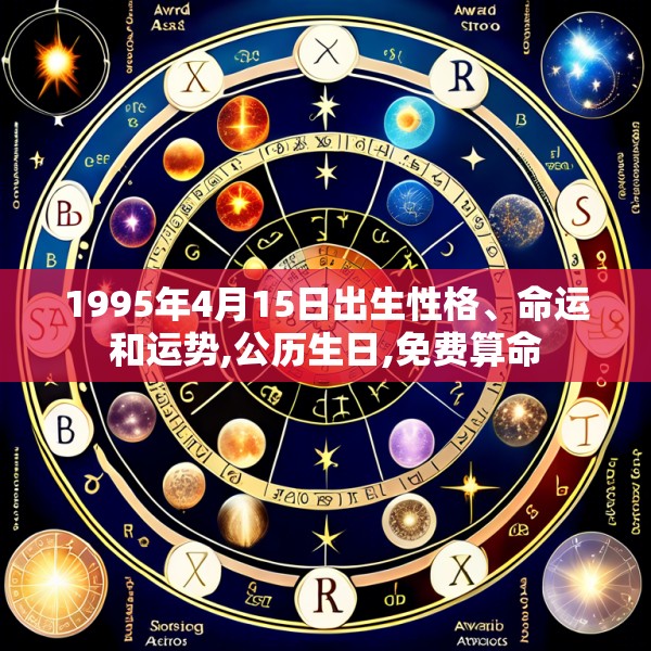 1995年4月15日出生性格、命运和运势,公历生日,免费算命