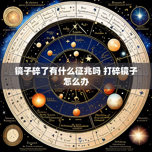 镜子碎了有什么征兆吗 打碎镜子怎么办