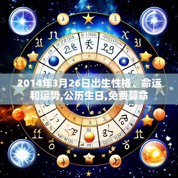 2014年3月26日出生性格、命运和运势,公历生日,免费算命