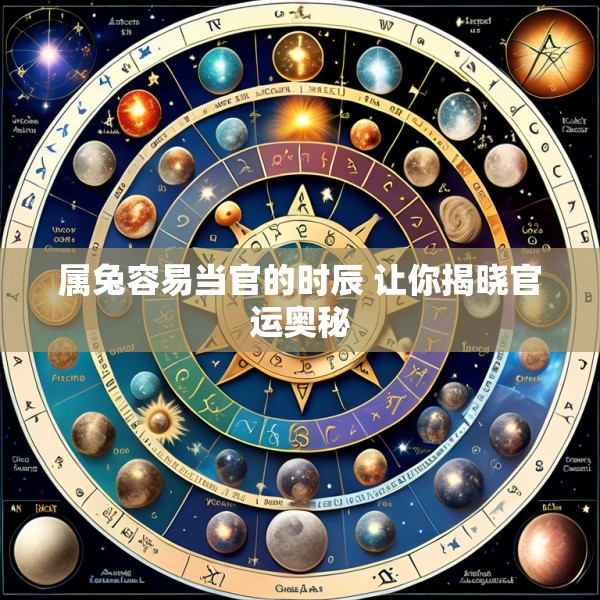 属兔容易当官的时辰 让你揭晓官运奥秘