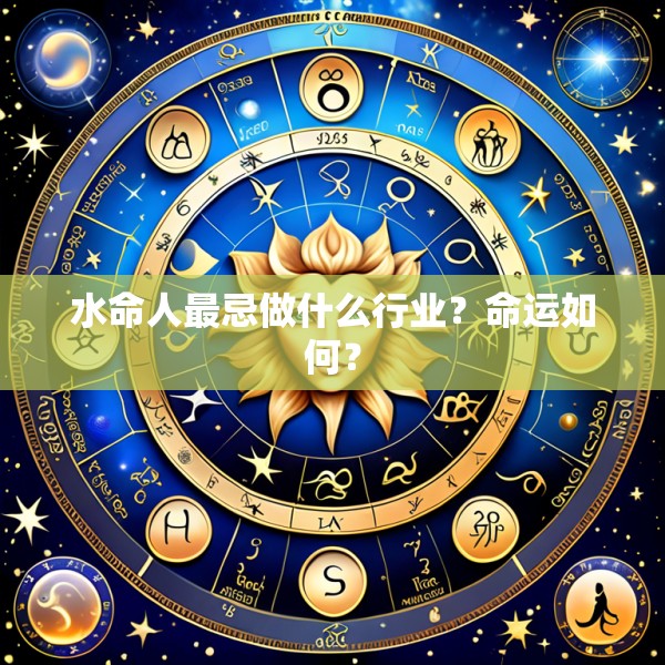 水命人最忌做什么行业?命运如何?